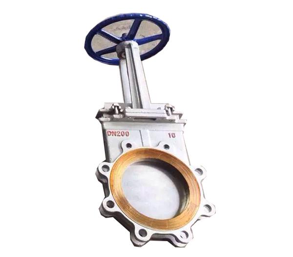 Knife gate valves